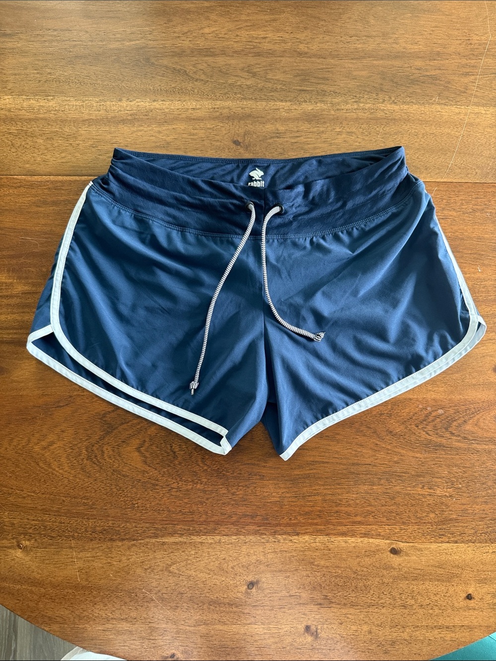 rabbit Women’s Navy Athletic Running Shorts with Drawstring